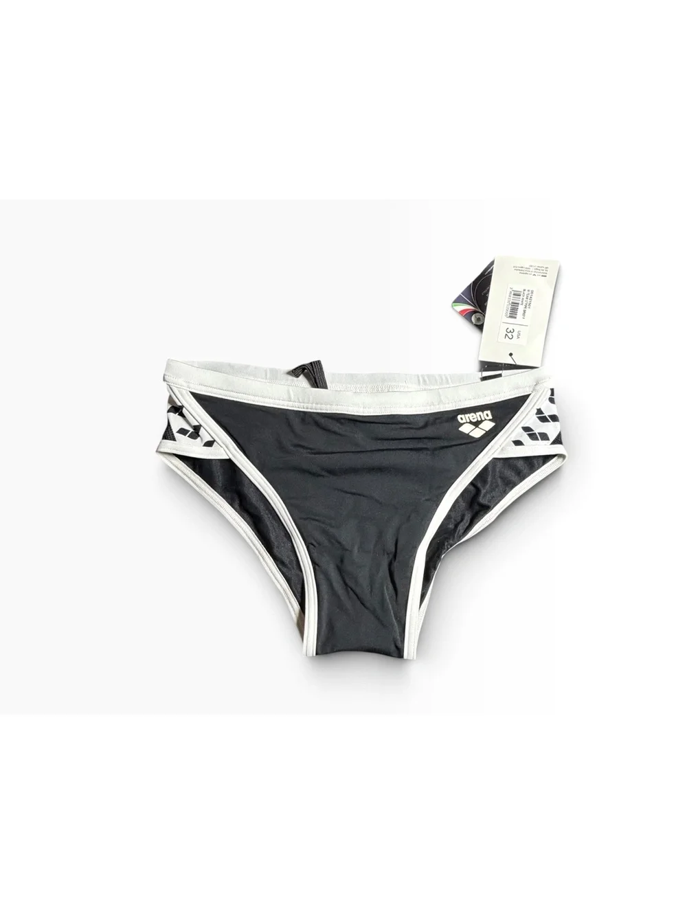ARENA Performance Maxlife team stripe Men's Icons Solid Swim Brief size 32 NWT